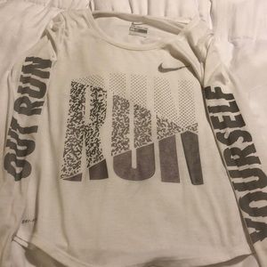 Nike dri-fit long-sleeve running shirt!
